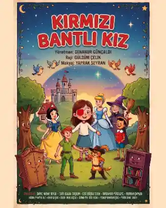 Kırmızı Bantlı Kız afişi
